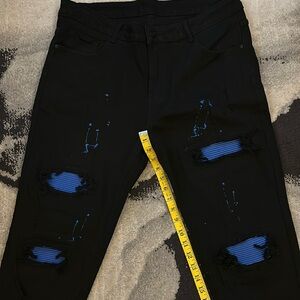 Black/Blue New Jeans